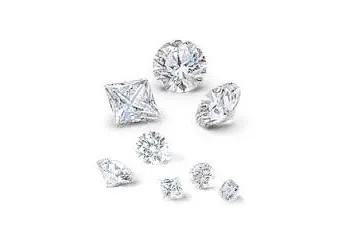 Princess-Cut, Loose, Round Diamonds